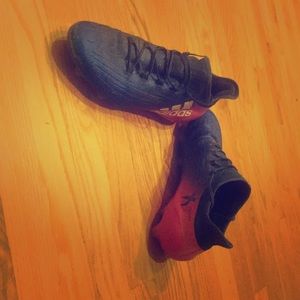 Firm ground adidas x soccer cleats.